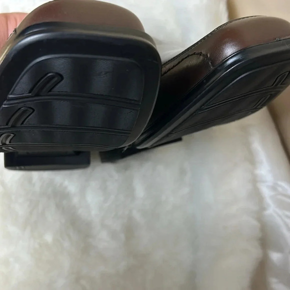 Men shoes, sz 10 W, tan ,leather,NEW! NIB, RELIANT, ,loafers,brown,office,comfy - Picture 14 of 16